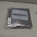 Turquoize Blackout Scalloped Window Valances for Kitchen, Thermal Insulated Rod Pocket Grey Scalloped Valance Window Treatment Curtains Drapes for Bedroom, 52" x 18" Inches, 4 Panels, Charcoal Gray