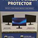 2 Pack 24 Inch Privacy Screen for Computer Monitor 16:9 Aspect Ratio, Eye Protection Anti Glare Computer Screen Cover, Removable Anti-Scratch Computer Screen Privacy Shield for 24'' Widescreen Monitor