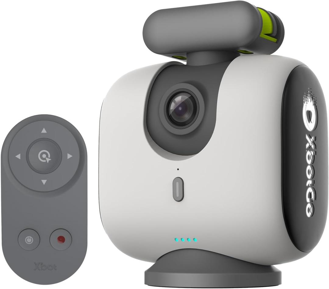 Chameleon AI Auto Sports Action Camera - 4K 60FPS Soccer Camera and Basketball Tracking Camera for Team Sports, Live Streaming, No Subscription, Works with iOS & Android (Pearl Grey)