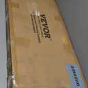 VEVOR 40" x 40" UPF 50+ Polycarbonate Window Door Awning Canopy, Modern Style, Brown Board & Black Bracket, Front Door Overhang Awning