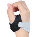 KD Thumb Brace Elite: CMC Thumb Support for Osteoarthritis and Arthritis Pain Relief - Fits Snugly Thumb Brace for Women Men (Medium, Left Hand)