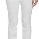PGA TOUR Women's Stretch Golf Pants with Pull-on Waist, 31" & 32" Inseams, Tummy Control, Moisture-Wicking, Sun Protection (Medium, Bright White)