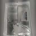 Clear Bookmark Sleeves Penta Angel 50Pcs Plastic Blank Photobooth Frames Vinyl Book Markers Cover Holder with Hole for Students Reading Wedding Valentines Gift Party Favor, 6.69x2.28'' (50)