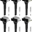 6 Pcs UF826 Ignition Coil & Iridium Spark Plugs Compatible with Ford 2017-2020 F-150 3.5L V6, Ignition Coil Pack Compatible with Lincoln 2018-2021 Navigator 3.5L V6, Replace# DG560 DG585 E1326