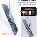 TORRAS Magnetic Slim-Fit for iPhone 17 PRO MAX Case, Ultra-Thin 17 ProMax Phone Case Compatible with MagSafe, Light Anti-Scratch Matte Hard PC Bayer 6.9 inch OriginFit, Clear