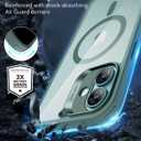 ESR Classic Hybrid Case Clear Green for Phone 16 Plus | Compatible with MagSafe, Shockof Military-Grade Tection, Magnetic Phone Case, HaloLock