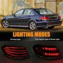 LH USA Type Outer Tail Light Compatible with 2014-2016 Mercedes Benz E-Class W212 E350 E400 E550 E63 AMG Rear Tail lamp Bake Lamp Left Driver side 2129061303