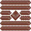 100 Pcs Bandanas Bulk Paisley Bandanas Cowboy Headband Scarf Face Mask for Men Women