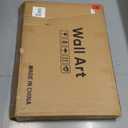 Large Framed Neutral Abstract Wall Art for Living Room, 3 Piece Gray Tan White Gold Canvas Prints, Modern Minimalist Grey Landscape Painting Artworks for Entryway Hallway Office Wall Decor, 24x36 In