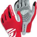 STRASSE Racing Gloves for Simulator Racing, Driving, Steering Wheel Controller. Lightweight, Stretch Fit, Ventilated, Padded Palm red XL