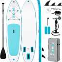 FunWater Inflatable Ultra-Light Stand Up Paddle Board for All Skill Levels with Premium SUP Paddleboard Accessories,Non-Slip Comfort Deck for Youth & Adults