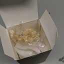 Reed Diffuser Set - 3.38 fl oz Black ice Premium Scented Oil with Preserved Baby's Breath & Cotton 6 Sticks | Long-Lasting Aromatherapy for Home, Bedroom, Bathroom, Office Home Decor