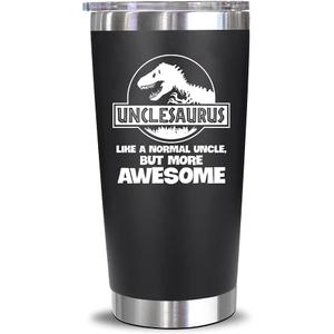 NewEleven Gift For Uncle From Niece, Nephew - Funny Unkie Gift, Uncle Birthday Gifts - Best Present For New Uncles, Funcle, Unky Announcement - 20 Oz Tumbler