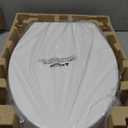 Bidet Toilet Seat Non Electric, Elongated Raised Toilet Bidet Seat with Dual Nozzles, Self Cleaning, Soft Close Lid, Rear and Feminine Washing for Seniors Adults