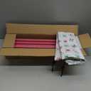 4PCS Mahjong Racks with Pushers, Wooden American Mahjong Tile Pushers and Racks Set of 4, with White Printed Mahjong Racks Drawstring Bag, Mahjong Accessories (19.68 Inches)