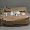 ULTCOVER Rectangular Patio Heavy Duty Table Cover - 600D Tough Canvas Waterproof Outdoor Dining Table and Chairs General Purpose Furniture Cover Size 111L x 74W x 28H inch (Brown)