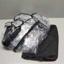 Radio Flyer Voya Quad Stroller Wagon Rain Cover with Storage Bag, Black, Waterproof Stroller Cover for 4-Seater Wagon with High Sides, Fast-Drying Design, Zippered Side Panel for Easy Access