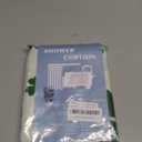 Frienda St. Patrick's Day Shower Curtain for Bathroom Decor Scalloped Green Clover Shamrock Irish Curtain Waterproof Fabric for St. Patty's Day Bathroom Decorations, Hooks Include, 72 x 72 Inch