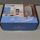 TURBOLOCK TL115 Smart Lock with Keypad and Voice Prompts | Digital Deadbolt w/App for Unlimited eKeys | Code Disguise, Backup Keys + Micro-USB Port — Ready for Thicker Doors (IP65) (Bronze)