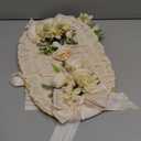 COSDREAMER Women Victorian Tea Party Sun Hat Lace Flowers Straw Hats (One Size)