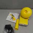 GAMKII Yarn Winder, Electric Yarn Ball Winder Stepless Speed, 10oz Capacity Automatic Winder for Crocheting Knitting, Adjustable Strong Spring Tension Yarn Cake Spinner Roller Swift (Yellow)