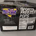 All Sport Freezer Pops, Giant Sized 3oz, 144 CT, Refreshing Ice Pops with Electrolytes, B Vitamins & Potassium Blue Raz Ice, Lemon Lime, Fruit Punch & Orange (EXP 07/16/27)