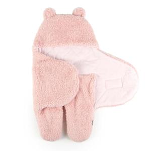 Tadpoles Super Soft Plush Sherpa Swaddle Wrap - Blush | 100% Microfiber Plush Polyester Sherpa | Soft, Smooth & Durable | Fits Babies 0-12 Months | Ideal for Use in a Stroller, Car or Crib