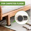 Furniture Sliders for Carpet 8 PCS - 4 3/4 inch Furniture Moving Slider Chair Legs Floors Protectors Move Your Furniture Easy & Safely(for Carpet)