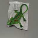 Yitaocty Large Green Rubber Lizard Model Realistic Reptile Animal Figure Toy Bearded Dragon Prank Props Scary Toy Playset Wilde Life Creatures