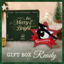 3 x Gymnastics Christmas Ornament for Girls - Red Glitter Star Xmas Tree Ornament, 2 Layer Wooden - Unique & Speical Holiday Decorations for Athletes, Students, Coaches