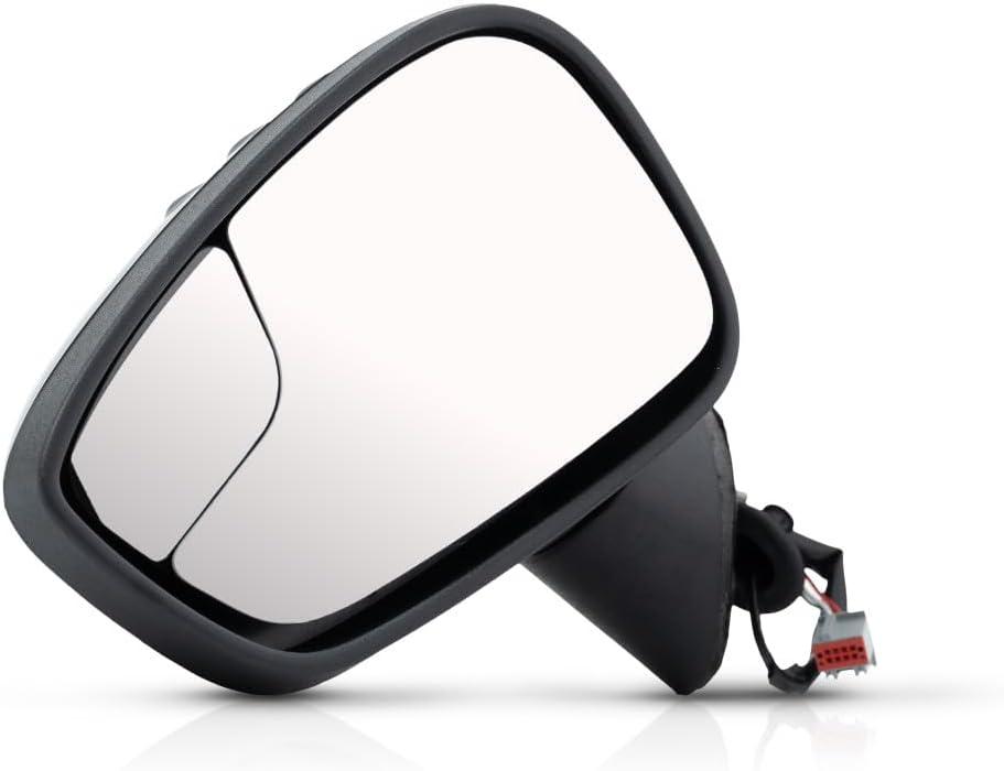 For Ford Fiesta 2011-2019 Door Mirror Driver Side | Power | w/Blind Spot Glass | Paint To Match | Replacement For FO1320458 | AE8Z17683A-PFM