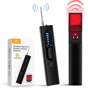 Hidden Camera Detectors, Anti-Spy Camera Finder Detector, Bug Detector, GPS Hidden Camera Detectors, Tracking Device Detectors, Camera Detector for Hotels, Home, Airbnb, Office (X13)