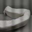 Vekkia Queen Bed Wedge Pillow for Headboard Gap/Mattress Gap Filler/Headboard Pillow/Bed Wedge Gap Filler,Stop Loosing Your Pillows (Queen(60"x10"x6"-Large), White)