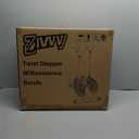 ZIWWVY Stepper Machine with Resistance Bands, Mini Stepper with 300LBS Weight Capacity, Twist Stepper for Full Body Workout, Adjustable Step Height, Smooth and Quiet, Step Machine for Men Women