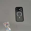 Symcele Designed for iPhone 17 Pro Max Case, Compatible with MagSafe, [Camera Protection] [15FT Military Drop Protection] Shockproof Translucent Matte Anti-Slip Phone Case, 6.9", Black