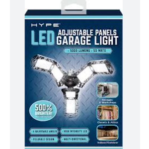 HYPE Led Adjustable Panels Garage Light 5000 Lumens 55 Wats