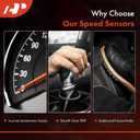 A-Premium Speed Sensor Compatible with Subaru Forester 2005-2010, Impreza 2005-2011, Legacy 2005-2012, Tribeca 2008-2014, 2.5L 3.0L 3.6L