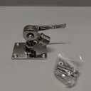 Marine VHF Antenna Mounts, Ratchet Mount, 316 Stainless Steel Adjustable Base Mount for Boat