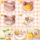 19 Pcs Kids Cooking Sets , Montessori Kitchen Tools for Toddlers, Safe Knife Set for Real Cooking ,Vegetable Crinkle Cutters Serrated Edges Plastic Toddler Knifes , Toddler Toys Set for Real Cooking