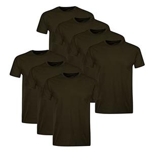 Hanes Mens Cotton, Moisture-wicking Crew Tee Undershirts, Multi-packs T-Shirt, Black - 3Pack, Large US