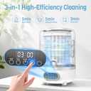 3L Cordless Portable Mini Washing Machine, Rechargeable Compact Underwear Washer with Drain Hose & Spin Basket, Small Laundry Washer for Dorm, Apartment, RV, Travel, Camping