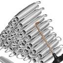 72 Pieces Trampoline Springs 5.5 inch， Equipped with T-Shaped Spring Installation Hook， Replacement Trampoline Springs