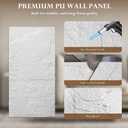 4 3D Faux Stone Wall Panels, 4PCS PU Stone Panels-47.24"x23.62" Wainscoting Panels for Interior Wall Decor, Waterproof Stone Texture Panels for DIY, TV Wall, Bedroom, Living Room, Office & Home