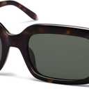 Appassal Retro Polarized Square Sunglasses for Women Chunky 70s 80s Sunnies Trendy Vintage Fashion Frames AP3733