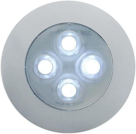 United Pacific 38936 4 LED Dome Light (White LED/Clear Lens)