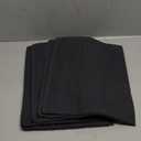 Encasa XO Dining Placemat Set of 6 | Solid Navy Blue Color | Fine Ribbed Cotton Table mat | Size 19x13 in | Machine Washable