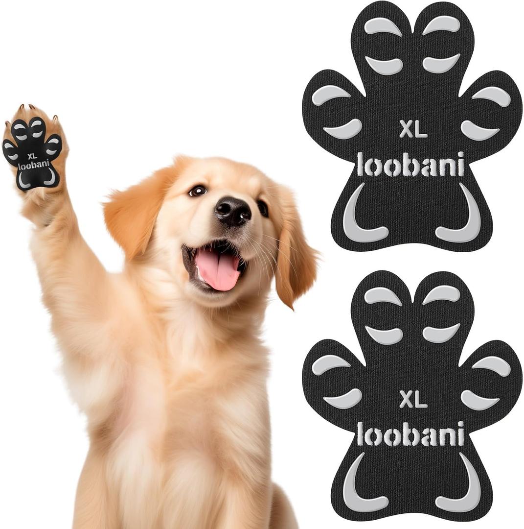 Paw Pads for Dogs Traction - 48Pieces Anti-Slip Sticky Dog Paw Protector Pads for Senior Dogs, Non Slip Adhesive Dog Paw Pads for Slippery Hardwood Floors to Prevent Slipping While Walking Running XL