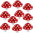 10PCS Mushroom Party Decoration Mushrooms Honeycomb Centerpieces for Table Paper 3D Mushroom Hanging Ceiling Sign Party Supplie VBS 2026 Nature Wonderland Birthday Baby Shower Party Garden Decor