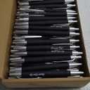 Yeaqee 100 Pcs Motivational Pens Employee Appreciation Gifts Thank You Metal Greeting Quote Ballpoint Pen for Office Worker Teacher Nurse(Black,Inspirational)