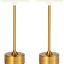 Cordless Table Lamp Rechargeable 2 Pack,6000mAh Battery Operated LED Desk Lamp,LED Portable Touch Restaurant Table Light Up to 48 Hours Usage for Restaurant Bar Outdoor Indoor